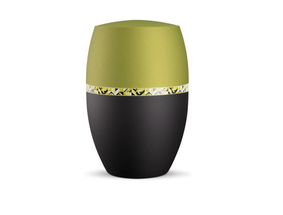 Infinity Artista, velvet Schwarz/Peridot, geometrisches Dekor