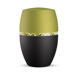 Infinity Artista, velvet Schwarz/Peridot, geometrisches Dekor