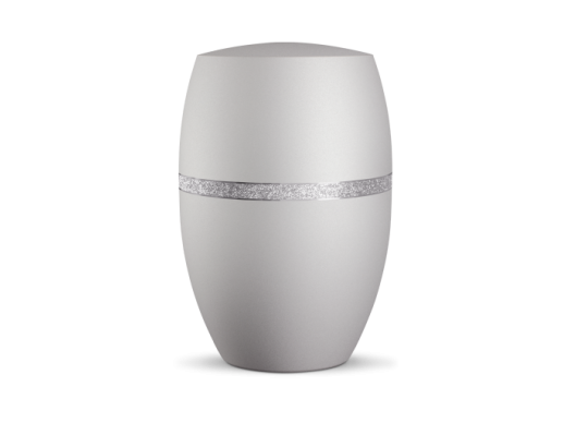 Infinity Glamour Silber, velvet Silbergrau, Silber glitzerndes Dekor