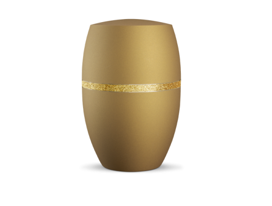 Infinity Glamour Gold, velvet Goldocker, Gold glitzerndes Dekor
