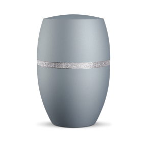 Infinity Glamour Silber, velvet Eisblau, Silber glitzerndes Dekor