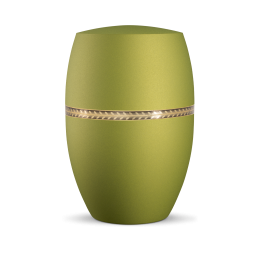 Infinity Livorno, velvet Peridot, gebürstetes Golddekor Zweig Infinity Livorno, velvet Peridot, gebürstetes Golddekor Zweig