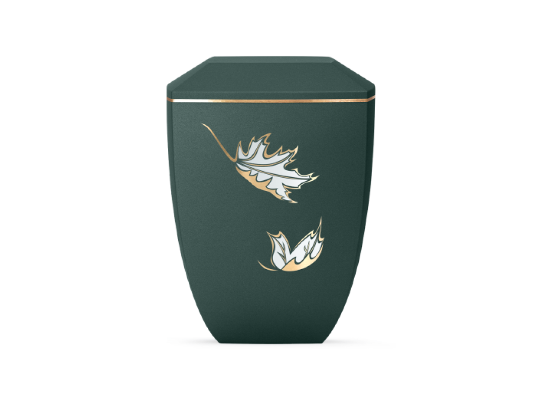 Edition Facette, Velvet Petrol, Blätter, biol. abbaub.