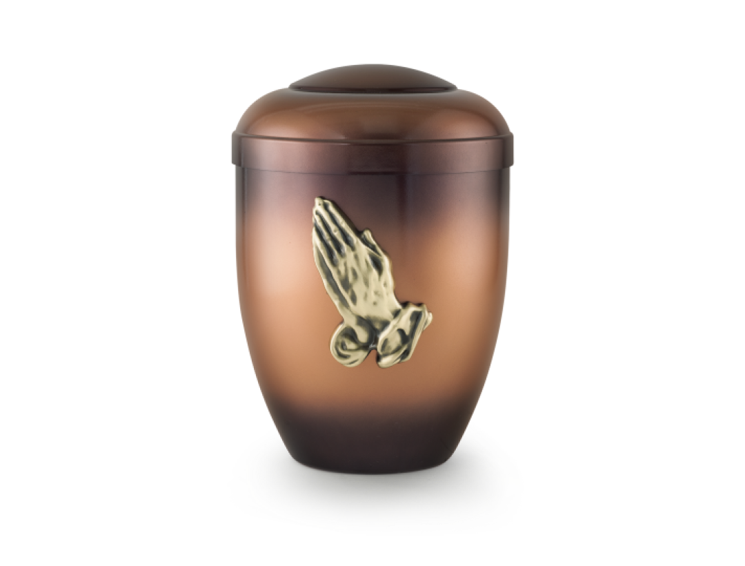 Edition Rustica, abgestuft gefärbt, betende Hände, biol. abbaub. Edition Rustica, abgestuft gefärbt, betende Hände, biol. abbaub.