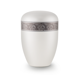 Edition Antiqua, perlmutt, Dekor Baumkrone, biol. abbaub. Edition Antiqua, perlmutt, Dekor Baumkrone, biol. abbaub.