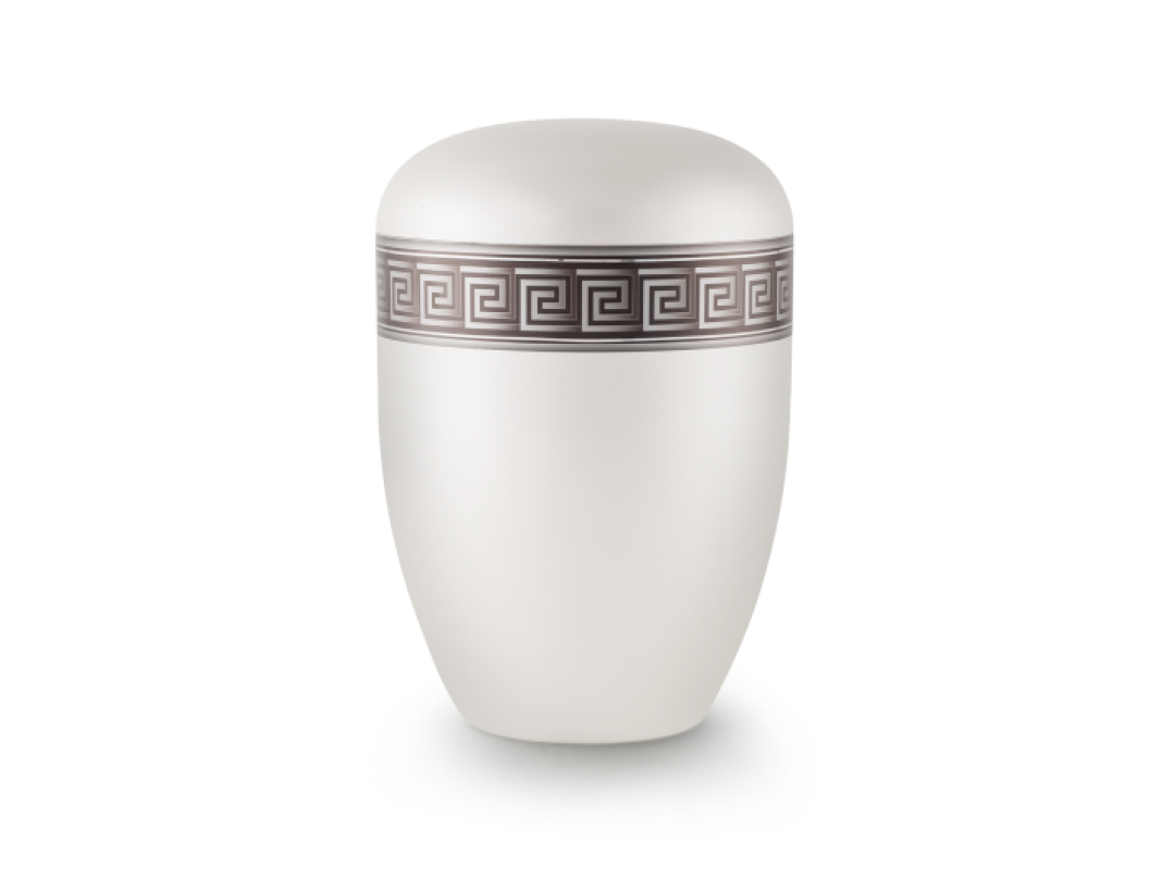 Edition Antiqua, perlmutt, Dekor Mäander, biol. abbaub.