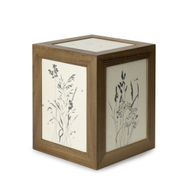 Edition Arca, Walnussholz, Papyrusmotive, Gräser Edition Arca, Walnussholz, Papyrusmotive, Gräser