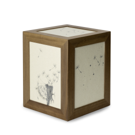 Edition Arca, Walnussholz, Papyrusmotive, Pusteblume Edition Arca, Walnussholz, Papyrusmotive, Pusteblume