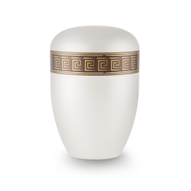 Edition Antiqua, perlmutt, Dekor Mäander, biol. abbaub. Edition Antiqua, perlmutt, Dekor Mäander, biol. abbaub.