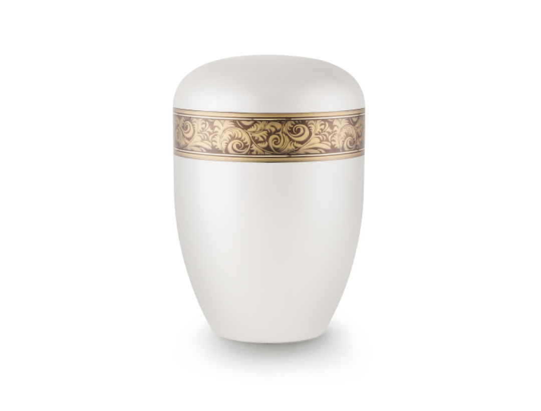 Edition Antiqua, perlmutt, Dekor Feder, biol. abbaub.