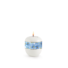 Edition 360°, weiß - Gedenklicht, Vergissmeinnicht Edition 360°, weiß - Gedenklicht, Vergissmeinnicht