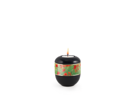 Edition 360°, schwarz - Gedenklicht, Mohn