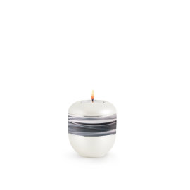 Edition Wave, perlmutt - Gedenklicht, Silberstreifen, Motiv Wellen Edition Wave, perlmutt - Gedenklicht, Silberstreifen, Motiv Wellen