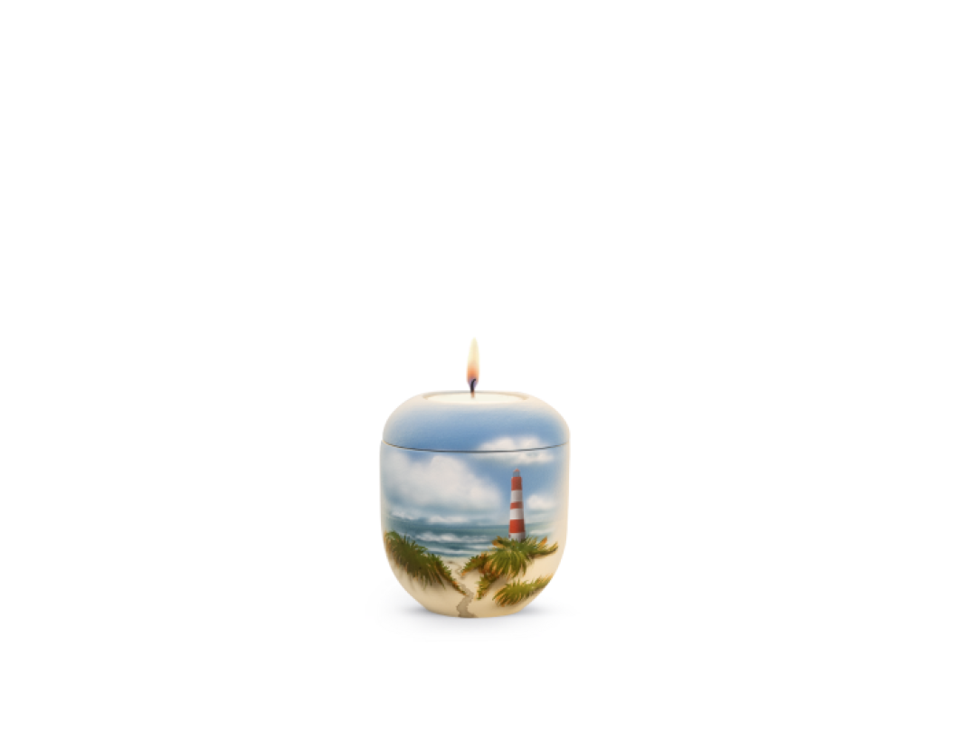 Edition Seeurnen, Leuchtturm, Gedenklicht Edition Seeurnen, Leuchtturm, Gedenklicht