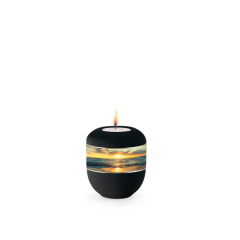 Edition Mare, Samton schwarz, Sonnenuntergang, Porzellan