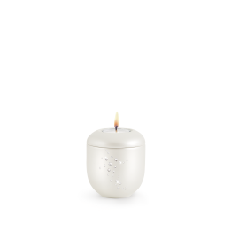 Edition Karat, perlmutt - Gedenklicht, Schweif aus Kristallen