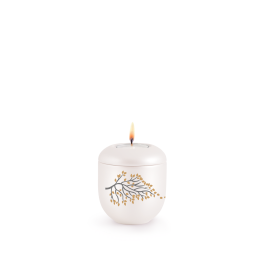 Edition Silva, perlmutt, Blatt, Gedenklicht Edition Silva, perlmutt, Blatt, Gedenklicht