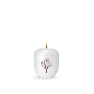 Edition Silva, perlmutt, Kirschblüten, Gedenklicht