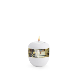 Edition Arte, Künstlerserie, Gedenklicht, weiß, umlaufendes Motiv Sonne Edition Arte, Künstlerserie, Gedenklicht, weiß, umlaufendes Motiv Sonne