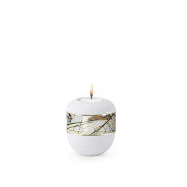 Edition Arte, Künstlerserie, Gedenklicht, weiß, umlaufendes Motiv Komposition Edition Arte, Künstlerserie, Gedenklicht, weiß, umlaufendes Motiv Komposition