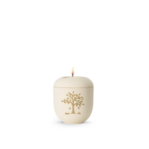 Edition Melina, Samtton Creme, Baum, Gedenklicht