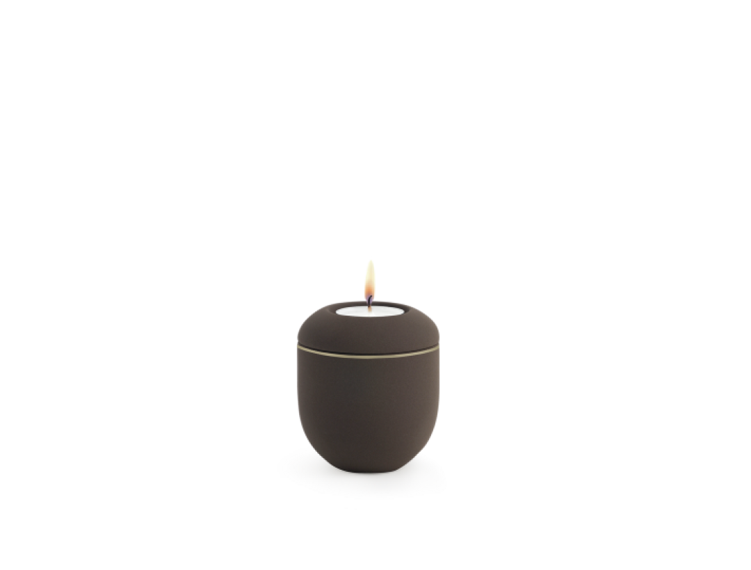 Edition Melina, Samtton Café, Goldband, Gedenklicht Edition Melina, Samtton Café, Goldband, Gedenklicht