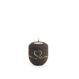 Edition Melina, Samtton Café, Herz, Gedenklicht Edition Melina, Samtton Café, Herz, Gedenklicht