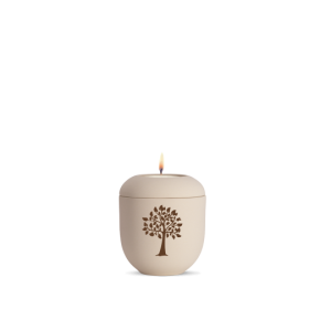 Edition Classique, creme, Lebensbaum, Gedenklicht