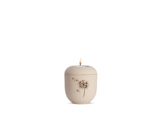 Edition Classique, creme, Pusteblume, Gedenklicht