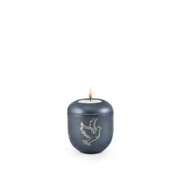 Edition Creatio, Perlmutt Mitternachtsblau, Taube, Gedenklicht