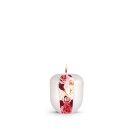 Edition Natura, Perlmutt,  Rosen, Gedenklicht Edition Natura, Perlmutt,  Rosen, Gedenklicht