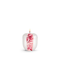 Edition Natura, Perlmutt, rosa Rosen, Gedenklicht