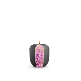 Edition Natura, Samtton anthrazit, Lavendel, Gedenklicht Edition Natura, Samtton anthrazit, Lavendel, Gedenklicht