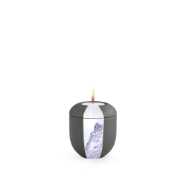 Edition Natura, Samtton anthrazit, Gipfel, Gedenklicht Edition Natura, Samtton anthrazit, Gipfel, Gedenklicht