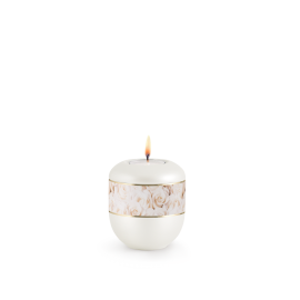 Edition 360°, perlmutt - Gedenklicht, weiße Rosen