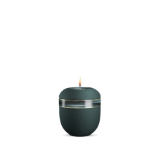 Gedenklicht, Infinity Sorrento, velvet Petrol, Wellendekor