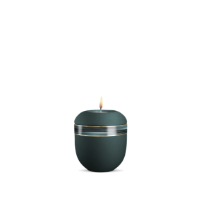 Gedenklicht, Infinity Sorrento, velvet Petrol, Wellendekor