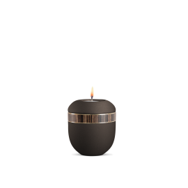 Gedenklicht, Infinity Foresta, velvet Siena, Zebranodekor