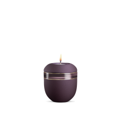 Gedenklicht, Infinity Sorrento, velvet Berry, Wellendekor