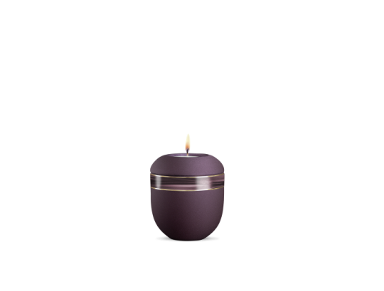 Gedenklicht, Infinity Sorrento, velvet Berry, Wellendekor