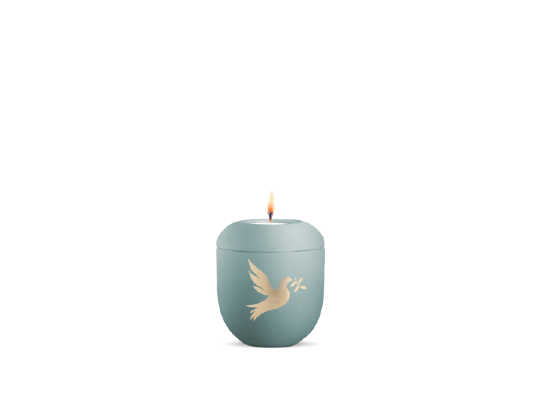 Edition Facette, Velvet Eisblau, Taube, Gedenklicht