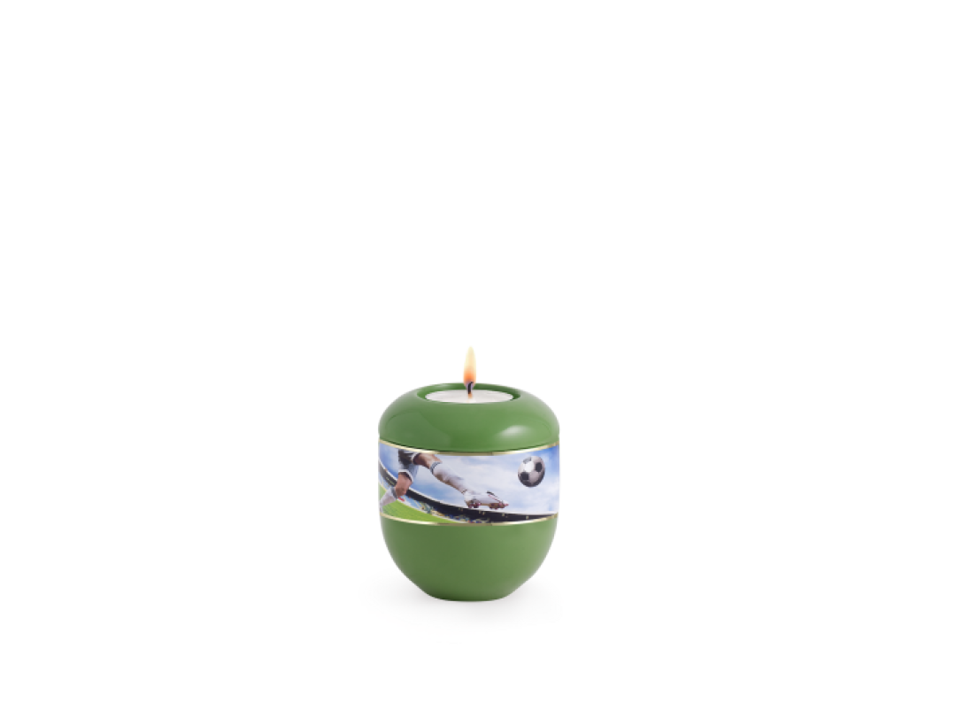 Edition Fußball, Grün, Fußballband, Gedenklicht