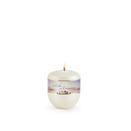 Edition Poesie, perlmutt champagner - Gedenklicht, Steg, In Liebe und Erinnerung…