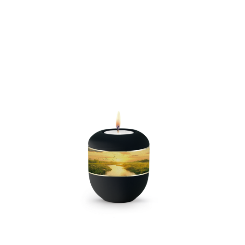 Edition Riverlight, Samton schwarz, Abendfluss, Gedenklicht