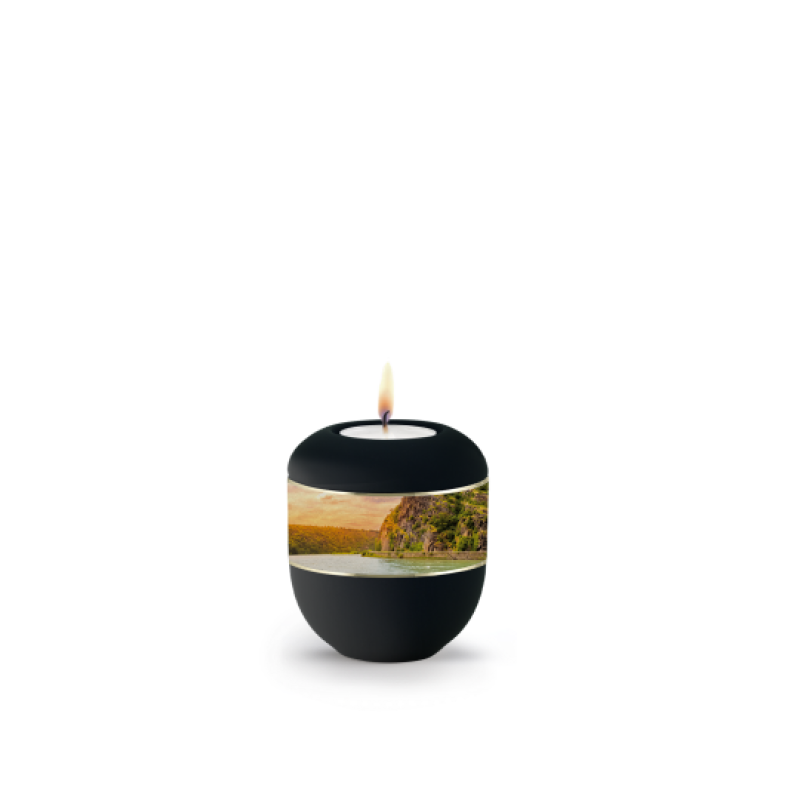 Edition Riverlight, Samton schwarz, Loreleyfelsen, Gedenklicht