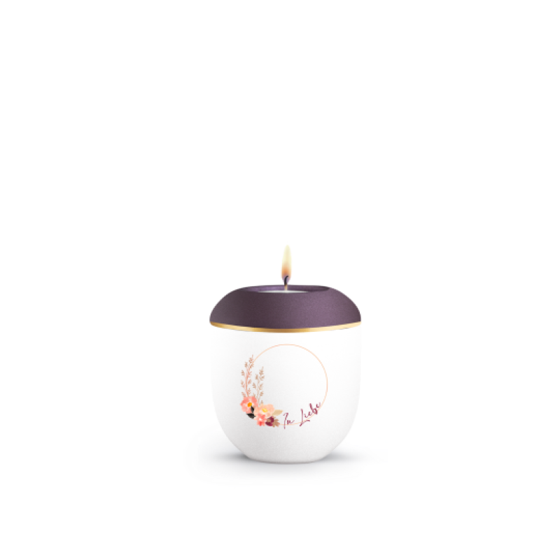 Edition Pure Blossom, Berry, "In Liebe", Gedenklicht