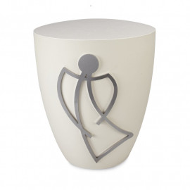 Genesis Cremeweiß mit Engelapplikation