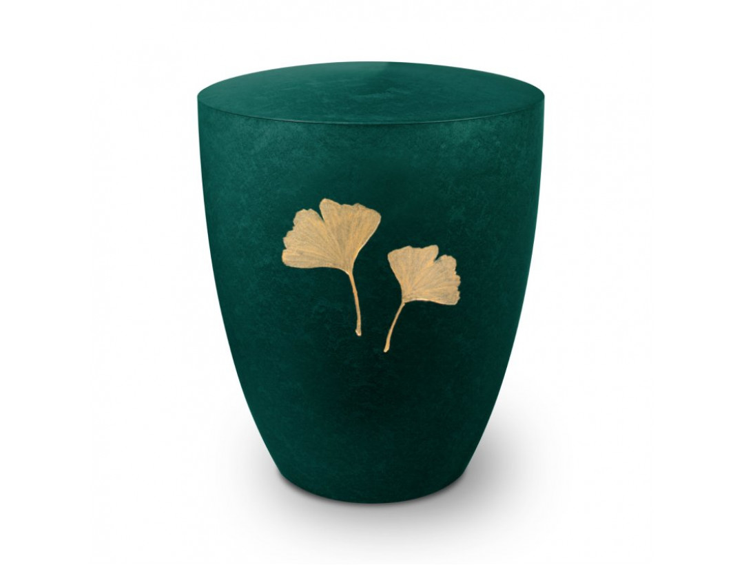 Genesis Gravur Ginkgoblatt Grün