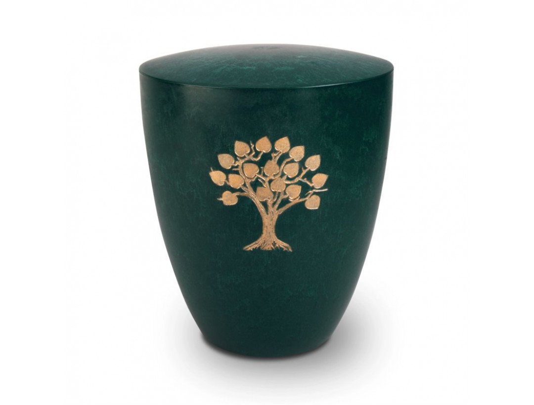 Genesis Gravur Lebensbaum Grün