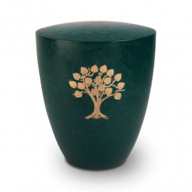 Genesis Gravur Lebensbaum Grün